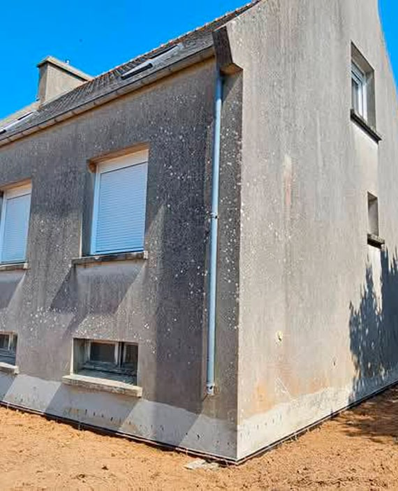 ravalement de façade à Plabennec 