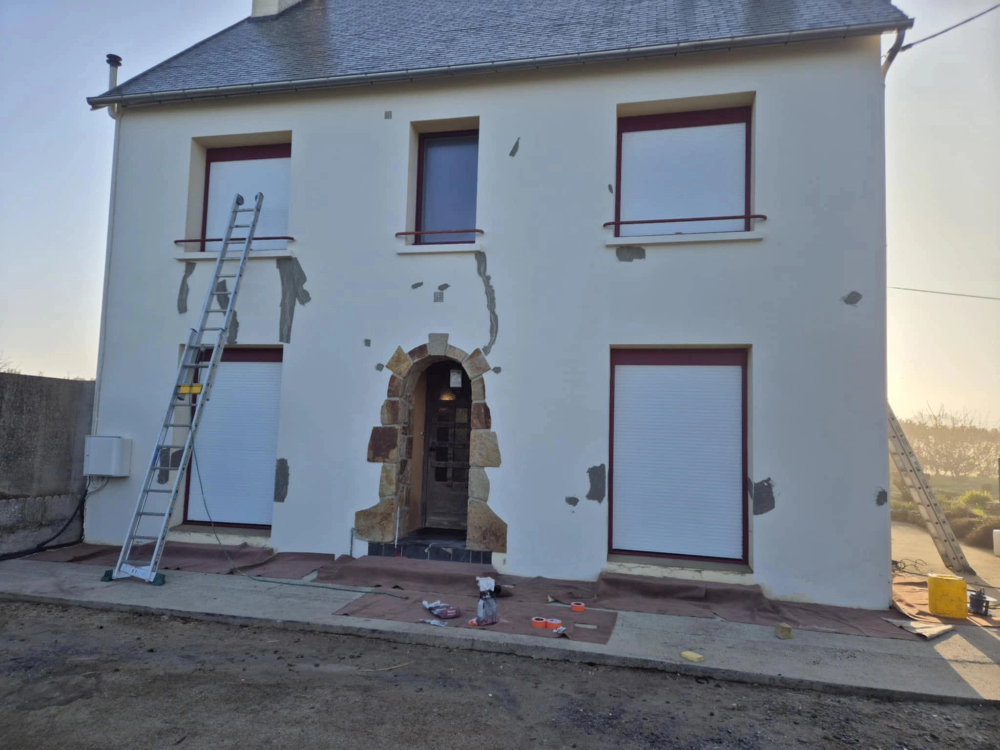 Ravalement de fa&ccedil;ade &agrave; Plabennec et Brest